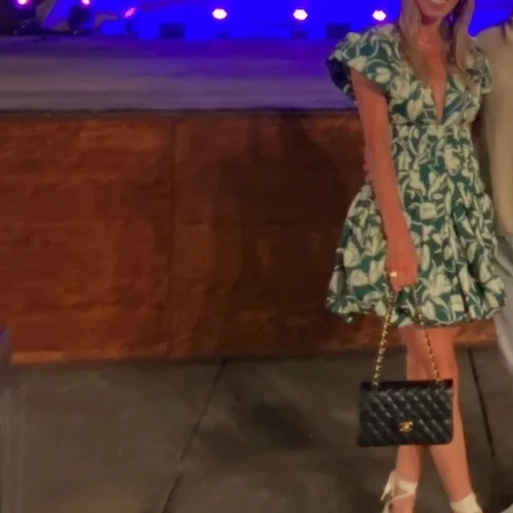 Agua by Agua Bendita Leafy Green Mini Dress - Picture 3 of 3